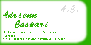 adrienn caspari business card